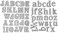 Hying Metal Capital 26 Alphabet Cutting Dies, Lowercase 26 Letters Alphabet Die Cuts for Card Making Stencil Embossing Tool Scrapbooking DIY Etched Craft Dies.