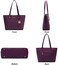 Soperwillton Handtasche f&uuml;r Damen, Geldb&ouml;rse, Tragetasche, Schultertaschen, Tragegriff oben, 5-teiliges Geldb&ouml;rsen-Set.