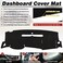 BLIBLIUNIT Dashboard Cover for GMC Sierra and Chevrolet Silverado- Fits 2007-2013 Models with Two Glove Boxes. Custom Fit Dash Mat, Won't Break Dash Sensors(Premium Carpet,Black.