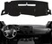BLIBLIUNIT Dashboard Cover for GMC Sierra and Chevrolet Silverado- Fits 2007-2013 Models with Two Glove Boxes. Custom Fit Dash Mat, Won't Break Dash Sensors(Premium Carpet,Black.