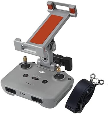 Hanatora RC-N1 N2 N3 N1C Remote Controller 4. 7-12. 9 Inch Tablet Holder Mount for DJI Neo, Air 3S/3/2S/2,Mavic 3 Classic,Mini 4K/3/4 Pro,Mini 2/2 SE Drone,Extended Control Phone Clip with Lanyard.