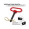 Bonsicoky 2Pcs Tractor Towing Hitch Pin and Clip, 5/8 x 6 Inch Trailer Gate Pin for Towing Tractor, RV, Truck, Boat, Car - Red Handle.