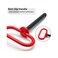 Bonsicoky 2Pcs Tractor Towing Hitch Pin and Clip, 5/8 x 6 Inch Trailer Gate Pin for Towing Tractor, RV, Truck, Boat, Car - Red Handle.