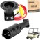 10L0L 48V Charger Cord PlugCharger Receptacle for Club Car DS Precedent 2000-up Golf Carts.