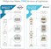 موصل تمديد Litcessory Cut-End to Cut-End لشريط إضاءة Philips Hue Plus (50 مم، 4 قطع، أبيض - Micro 6-PIN V4).