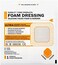 EVERLIT Silicone Foam Dressing with Gentle Adhesive BorderSterile, Highly Absorbent, Waterproof Hydrocellular Foam BandagesAdvanced Wound Care for Bed Sores, Pressure Ulcers (4" x 4"10 Pack.