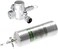 MagTool 4L Aquarium CO2 Generator System Carbon Dioxide Reactor Kit with Regulator and Needle Valve (4L with Solenoid.