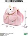 Naturally KIDS Kids Backpack for Girls Boys w Stuffed Animal.