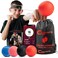 Champs MMA Boxing Reflex Balls Set of 4 &ndash; Boxing Ball MMA Gear of with Varying Weights with Adjustable Headband and 4 Spare Strings to Improve Speed and Hand-Eye Coordination for Men, Kids Boxing Equi