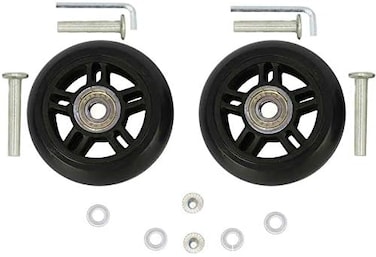 ORO 1 Pair Luggage Wheels Replacement 7824mm Case Wheels with 8mm(0. 31"Bearings Wheels for Suitcase and Inline Outdoor Skate and Caster Board (78mm.