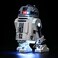 BRIKSMAX Led Lighting Kit for R2-D2 - Compatible with Lego 75308 Building Blocks Model- Not Include The Lego Set.