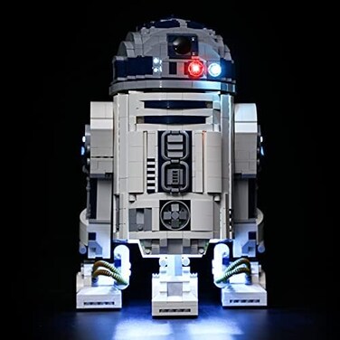 BRIKSMAX Led Lighting Kit for R2-D2 - Compatible with Lego 75308 Building Blocks Model- Not Include The Lego Set.