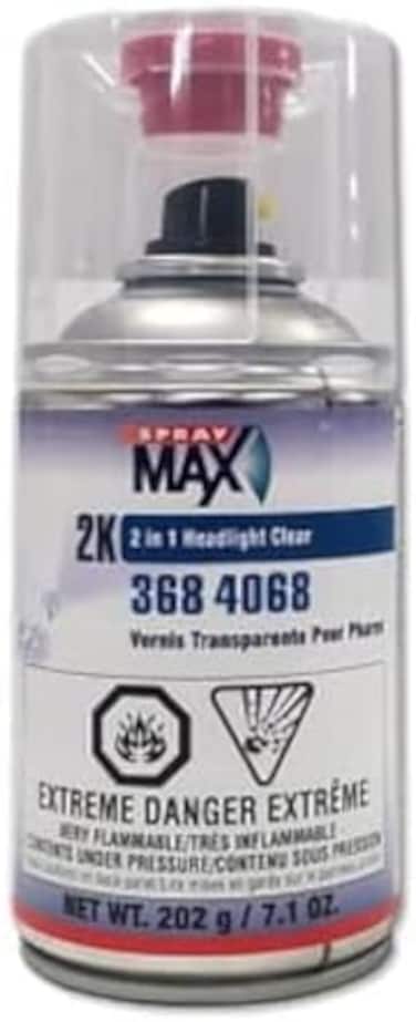 Spray max SMT 3684068, 2K 2 in 1 Headlight Clear.