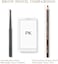 LSxia Waterproof Eye-Brow Pen-cil Set, Pull Cord Peel-off Eyebrow Pencil Microblading Pen Supplies Kit, White Eye-Liner Pencil and Eyebrows Tool Tattoo Makeup For Marking (51 Dark Brown.