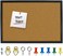 OWLKELA Cork Bulletin Board 17. 7"X 13. 3", Notice Pin, Ideal for OfficeHome Decor, School Message or Vision.