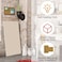 OWLKELA Cork Bulletin Board 17. 7"X 13. 3", Notice Pin, Ideal for OfficeHome Decor, School Message or Vision.