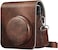 FINTIE Case for Fujifilm Instax Mini 40 Instant Camera, Leather Travel Camera Case Cover Case Bag with Removable Shoulder Strap,.