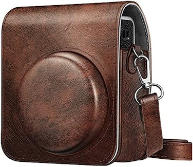 FINTIE Case for Fujifilm Instax Mini 40 Instant Camera, Leather Travel Camera Case Cover Case Bag with Removable Shoulder Strap,.