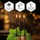 Danilovo Pure Beeswax Candles - No-Drip, Smoke-Less, Tall, Thin Taper Candles &ndash; Decorative Candles for Church Prayer, Decor or Birthday Candles &ndash; Honey Scented Candles &ndash; 6. 4&rdquo;x0. 22&rdquo; (Black, 50pcs.