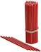 Danilovo Pure Beeswax Candles - No-Drip, Smoke-Less, Tall, Thin Taper Candles &ndash; Decorative Candles for Church Prayer, Decor or Birthday Candles &ndash; Honey Scented Candles &ndash; 6. 4&rdquo;x0. 22&rdquo; (Red, 50pcs.