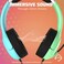 PDP Gaming LVL40 Stereo Headset with Mic for Nintendo Switch - PC, iPad, Mac, Laptop Compatible - Noise Cancelling Microphone, Lightweight, Soft Comfort On Ear Headphones, 3. 5 mm Jack - Blue and gree