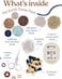 Felix LeChef Clay Beads Bracelet Making Kit by Box-O-Beads, 6000 pcs Polymer Clay Heishi Beads for BraceletJewelry Making, DIY Bracelet Making Kit for KidsTeens Ages 8-12, 24 Earth Tone Colors, 6mm Be