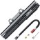 Tiakia Fahrrad Pumpe Mini 260PSI Hoher Druck Luftpumpe Klein f&uuml;r Presta Schrader Dunlop Ventile, Kompakt Tragbare Handpumpe Fahrradpumpe Leicht f&uuml;r BMX Mountainbike Rennrad E-Bike mit Montagehalterung