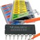 EEEEE IC kit 161 pcs, 20 Models Chip Assortment Set Analog Integrated Circuits Electronics Parts Opamp Pack, 555 Timer Components, Op Amp, Oscillator, Pwm, IC Plier Included UA741 LM358 and More.