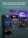 OROROW OROW 10W RGB Computer Speakers with Volume Control, Colorful LED Gaming Speakers for PC/Desktop/Laptop/Monitor, 3. 5mm Aux Input, Lights On/Off Option (S201.