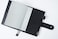 Moterm Leather Cover for Stalogy B6 - with Back Pocket, Pen Loop and Card Slots (Pebbled-Black, B6.
