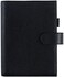 Moterm Leather Cover for Stalogy B6 - with Back Pocket, Pen Loop and Card Slots (Pebbled-Black, B6.