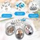 MTLEE Wedding Bouquet Charm Bridal Lacy Oval Photo Charm Memorial Bride Angel Pendant You are Always in My Heart Charm Photo Charm Walk Down with Photo Resizing for Bridal Shower Wedding Bachelor Part