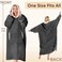 Yescool Oversized Wearable Blanket Hoodie, Flannel Sherpa Fleece Blanket Sweatshirt for Adults Women Men, Big Plush Cozy Hooded Blanket with Hood, PocketSleeves, One Size Fits All (Grey.