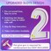 JoyBox Design Mosaic Balloon Frame Marquee Light Up Numbers 2 Pre-Cut Large Foam Board Sign Cut-out for Boy Girl Birthday Backdrop Anniversary Decoration.