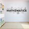 YOYOYU ART HOME DECOR 17x44 inch Children Room Mathematics Sign Wall Stickers Math Education Vinyl Decals School Classroom Decoration Motivational Poster Wall Murals HQ951 (BLACK.