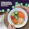 Health Beet 10&rdquo; Macro Diet Portion Control Plate for Balanced Eating -3 Flat Sections for Veggies CarbsProtein - MicrowaveDishwasher Safe Bariatric Sectioned Plates for AdultsKids - 1 Pack.