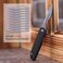 Samior S51 Mini Slim Flipper Folding Scalpel Neck Knife with 10pcs24 Blades, ABS Handle with Liner Lock, Utility EDC Keychain Pocket Knives with Leather Sheath.
