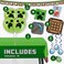 Unique Mega Minecraft Party Supplies and Decorations Set, Minecraft Birthday Party Supplies, Serves 16 Guests, Includes Plates, Banner, Table Cover, Balloons and More.