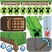 Unique Mega Minecraft Party Supplies and Decorations Set, Minecraft Birthday Party Supplies, Serves 16 Guests, Includes Plates, Banner, Table Cover, Balloons and More.