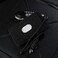 M-Tac Tactical Hanging ID Card and Patch Holder with Hook and Loop Surface and Draw Cord (Black.