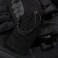 M-Tac Tactical Hanging ID Card and Patch Holder with Hook and Loop Surface and Draw Cord (Black.