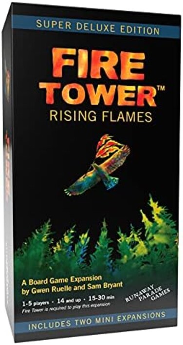 Runaway Parade Games Fire Tower Rising Flames Board Expansion (Deluxe With 2 Mini Expansions: Fight With Fire (Base Required.