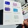 CSY art gallery Handmade Artist Watercolor Paint Set-Metallic Glitter Water Coloring Paint- Watercolors-Pearlescent Watercolour- Sparkle Vibrant Colors Painting Palette (Purple Star.