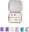 CSY art gallery Handmade Artist Watercolor Paint Set-Metallic Glitter Water Coloring Paint- Watercolors-Pearlescent Watercolour- Sparkle Vibrant Colors Painting Palette (Purple Star.