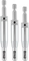 Trend 3-Piece Quick Release Drill Bit Guide Set, 1/4 Inch Hex Shank, HSS Drill Bits, HingeLock Applications, QR/DBG/SET.