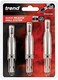 Trend 3-Piece Quick Release Drill Bit Guide Set, 1/4 Inch Hex Shank, HSS Drill Bits, HingeLock Applications, QR/DBG/SET.