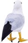 Etistta 2PCS Realistic Seagull Life Like Feathered Sea Gull Handmade 10 inch Fake Seagulls Birds for Home Decorations Garden Nautical Decor.
