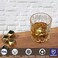 مجموعة هدايا KEISSCO Whiskey Stones Gold Edition، تتكون من 8 مكعبات ثلج معدنية على شكل ماسة مصنوعة من الفولاذ المقاوم للصدأ، وأحجار تبريد قابلة لإعادة الاستخدام، بالإضافة إلى ملقط ذي طرف سيليكون وصيني
