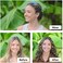 RobeCurls Curl Scarf: Chic Headband x Heatless Curls: The scarf that curls your hair as you wear it (Satin Black.