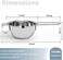SONGZIMING 1000ML Double Boiler Pot with 2200ML Stainless Steel Pot and Silicone Spatula, Double Boiler Set for Melting Chocolate,Candy, Soap, Wax, Candle Making.
